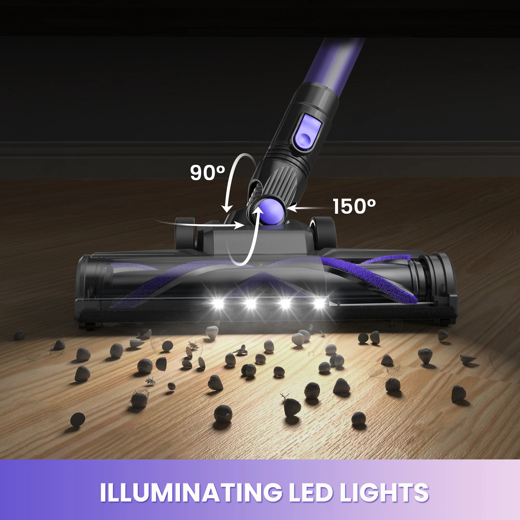 INSE Lightweight Cordless Stick Vacuum Cleaner for Carpet Hardwood Floor Pet Hair, N3P & N3E - Image 7