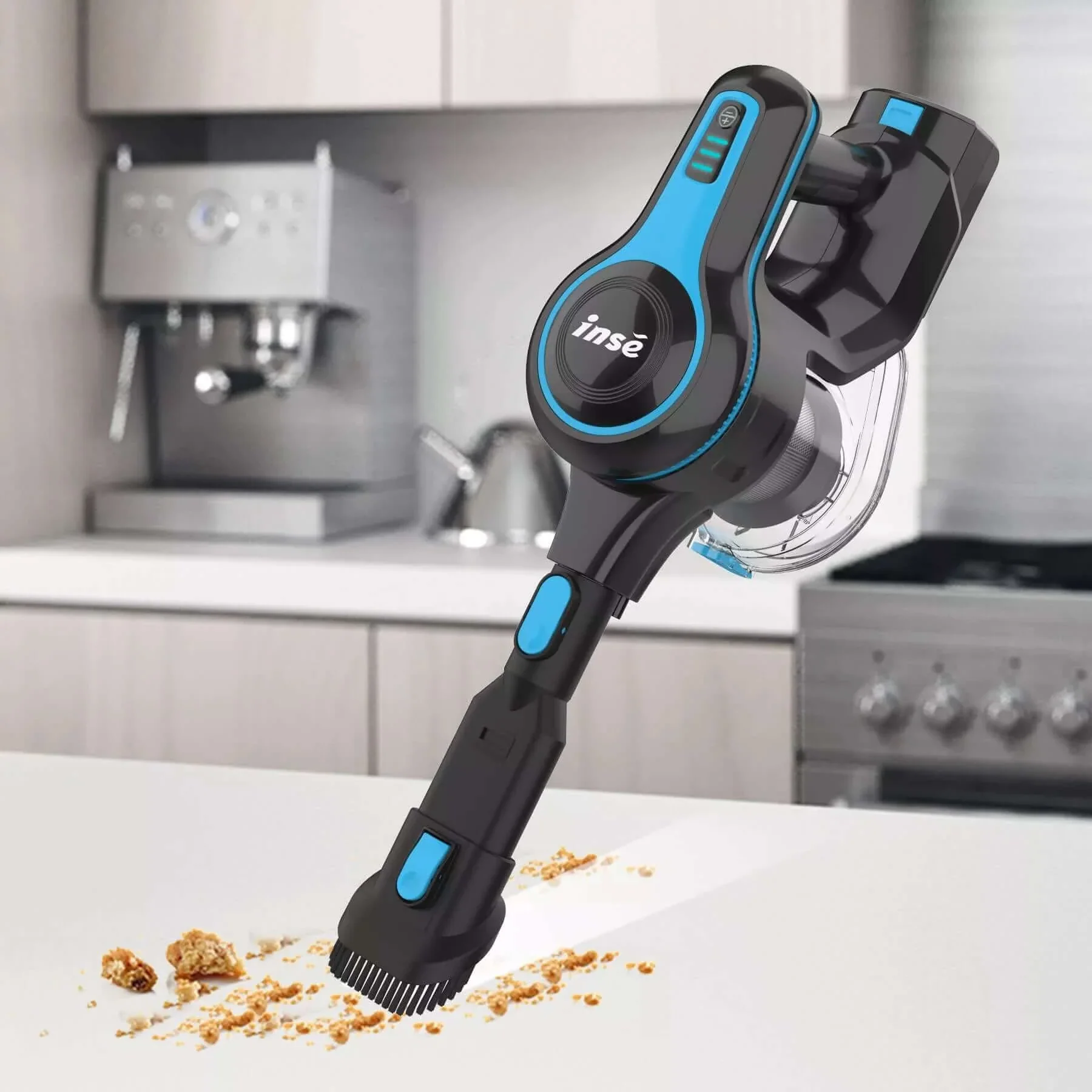 INSE N5T Cordless Vacuum 145w 12kpa Suction Power 6 in 1 Stick Vacuum - Image 5