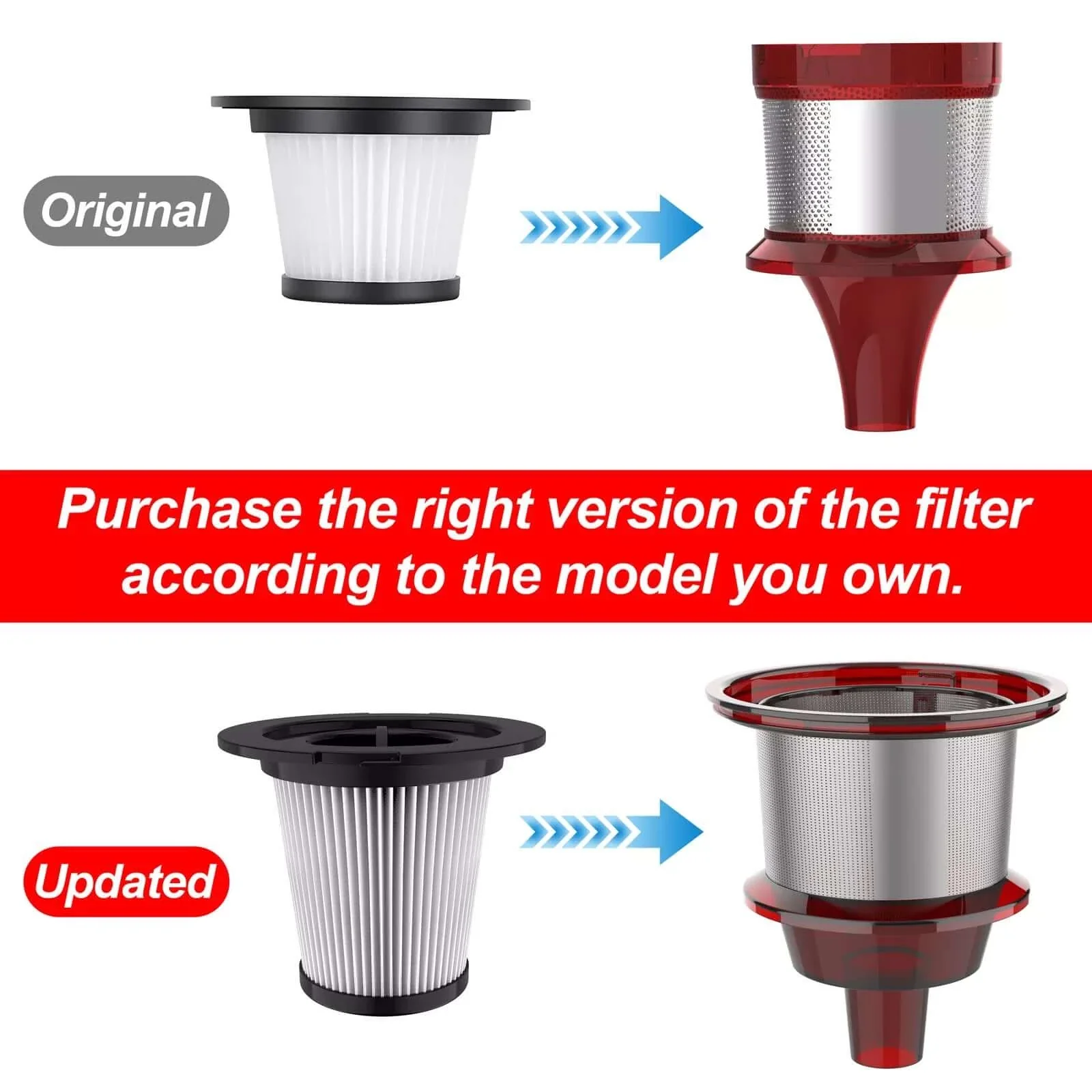 INSE N6/N6S Cordless Vacuum Filters - Updated - Image 5