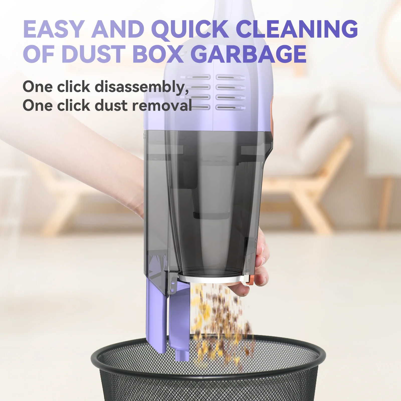 INSE R6X Corded Stick Vacuum Cleaner for Hard floors 15KPa Suction with 600W Motor - Image 9