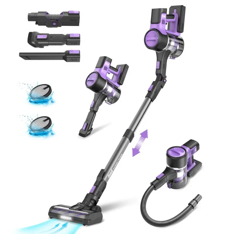 INSE S10 Cordless Vacuum For Pet Hair Power Saving with 26Kpa Powerful Suction - Image 8