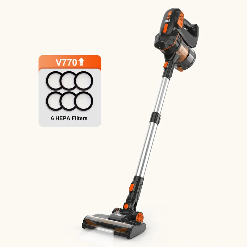 INSE V770 Cordless Vacuum Cleaner 12KPA Suction Power for Harwood Floor Cleaning - Image 15