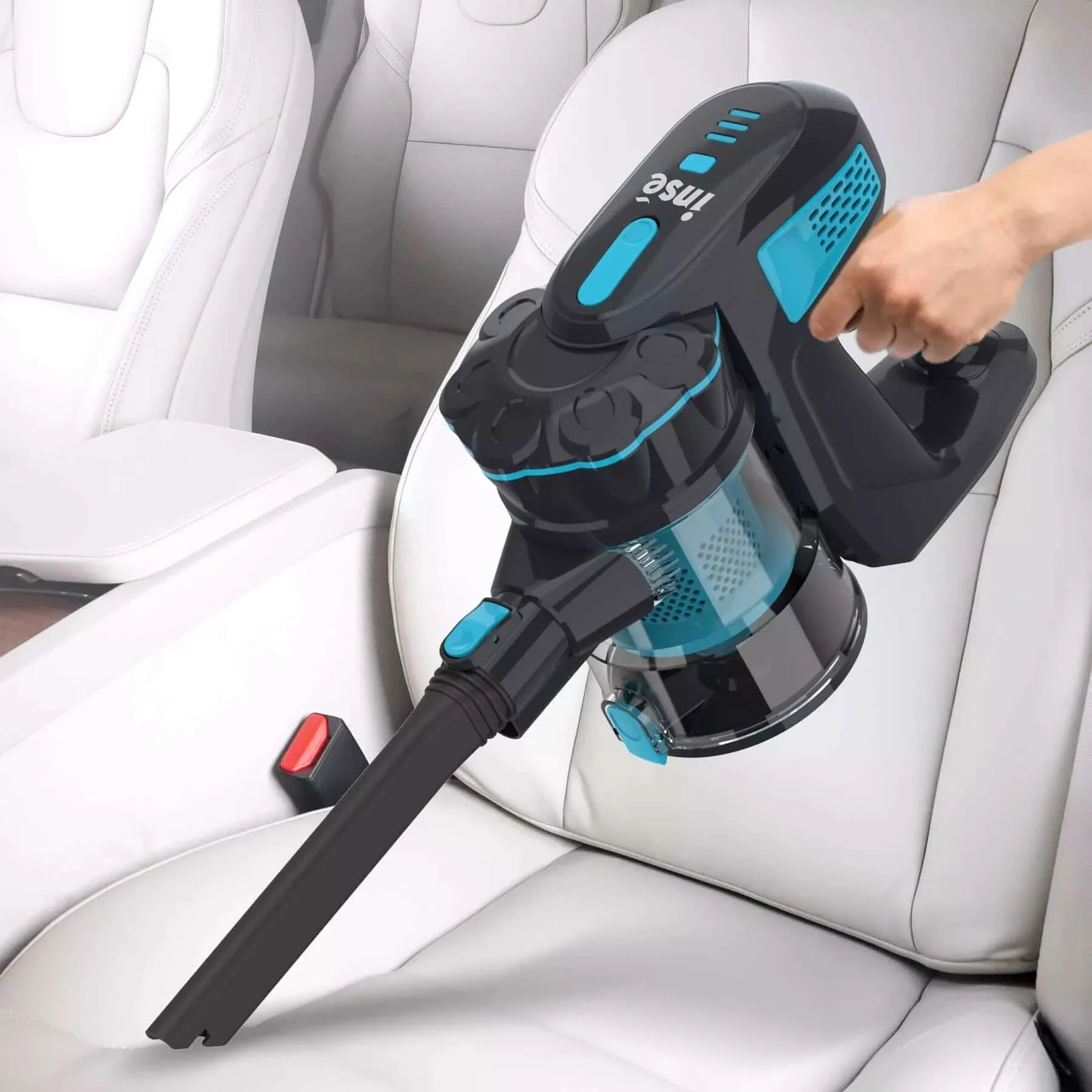 INSE V770 Cordless Vacuum Cleaner 12KPA Suction Power for Harwood Floor Cleaning - Image 4