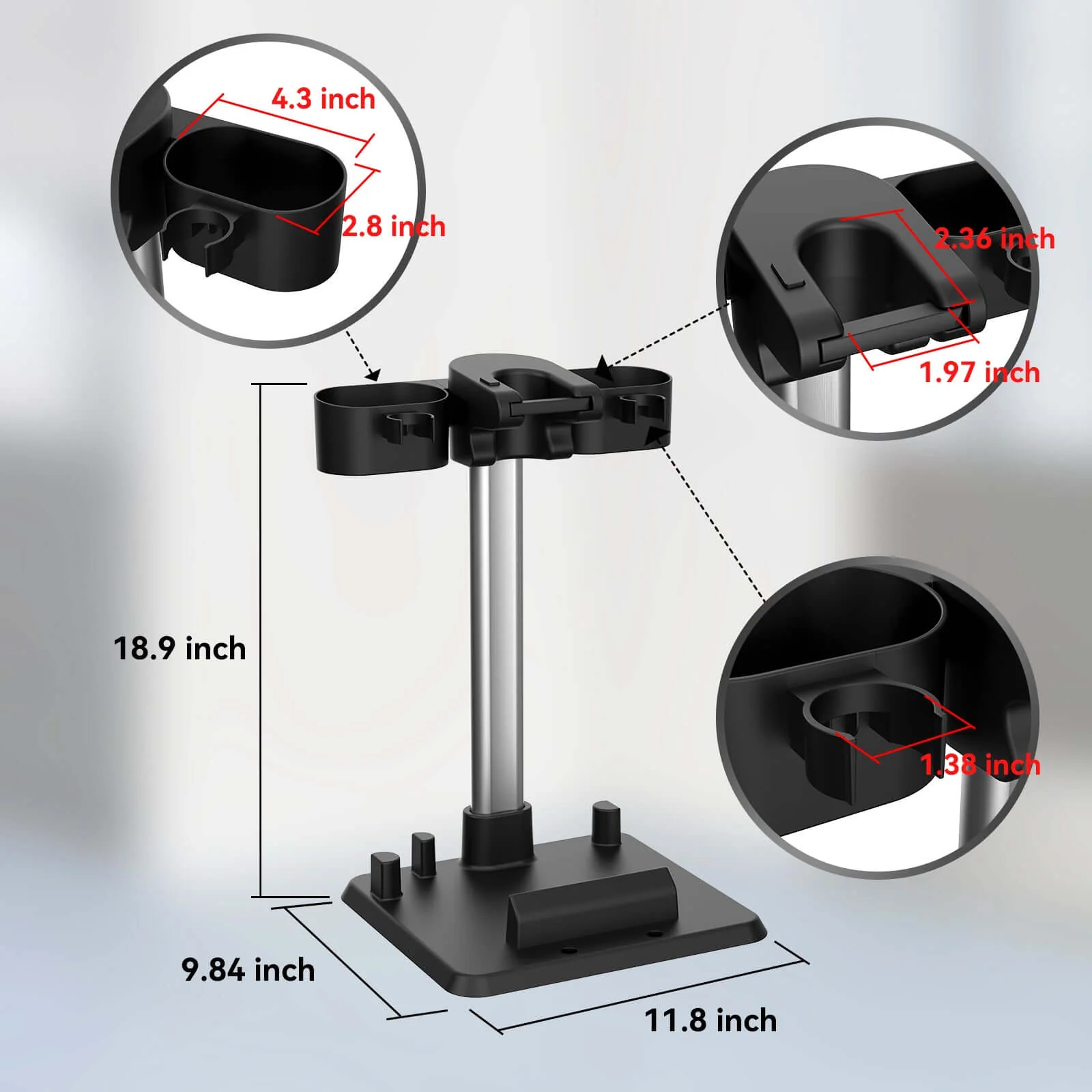 INSE Vacuum Stand for Cordless Vacuums - Image 4