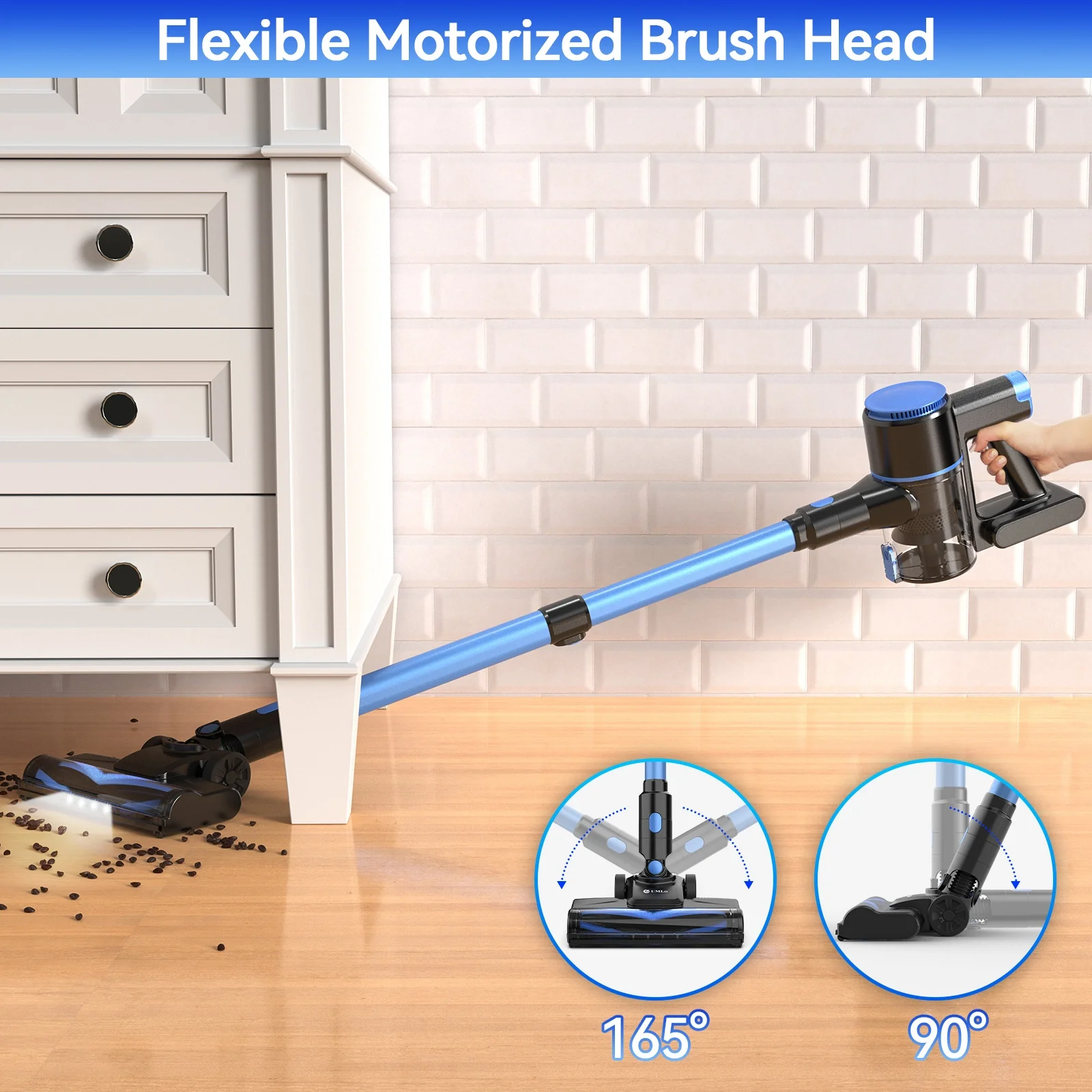 N8 Cordless Stick Vacuum Cleaner for Home Hardwood Floor Carpet Pet Hair - Image 7