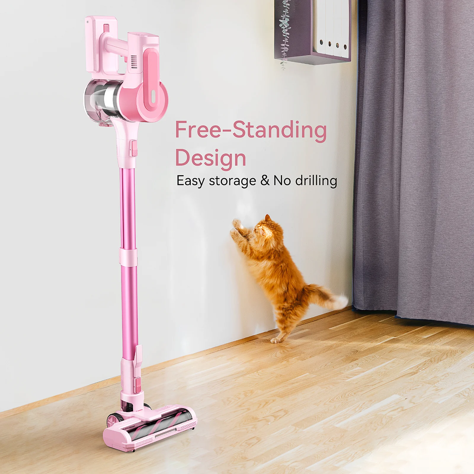 S11 PRO Cordless Vacuum Cleaner, with 30Kpa 350W Suction, Max 50 Min Runtime for Hard Floor Pet Hair - Image 5