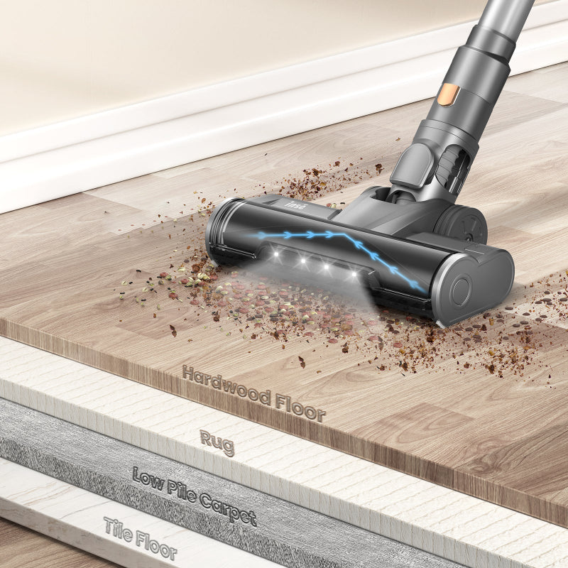 INSE S9X Cordless Stick Vacuum 30Kpa For Carpets With Smart Induction and LED Screen - Image 4