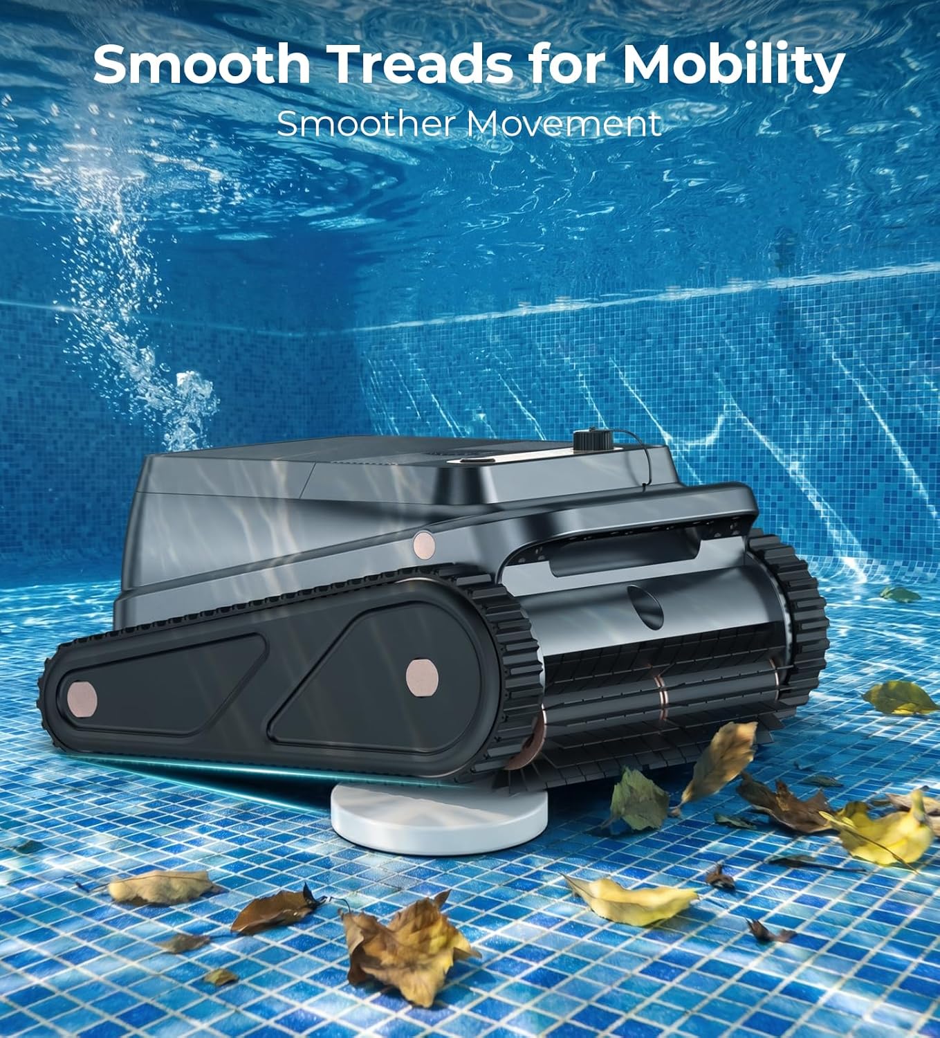 U8 Cordless Robotic Pool Cleaner for Walls & Waterline, Automatically Climbs & Cleans, No Hand-Scrubbing, Auto-Docking, 150min Runtime Pool Vacuum Robot for Inground Pools up to 2600 Sq.ft - Image 8