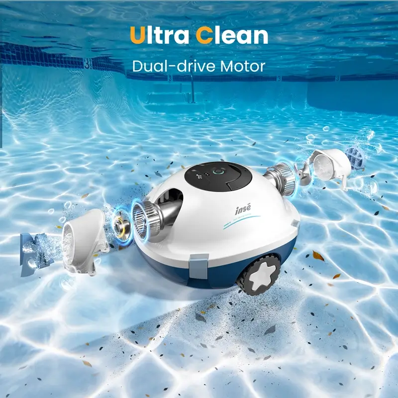 INSE Y10 Cordless Pool Vacuum Robot For Above Ground Pool / Inground Pool - Image 5